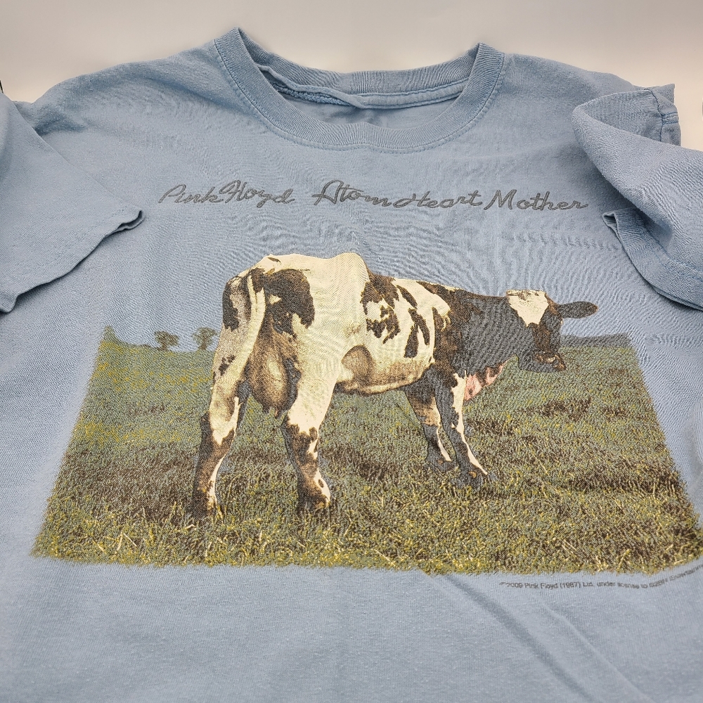 Vintage 2009 Pink Floyd Atom Heart Mother Band T- Shirt / Men's Large / Gildan